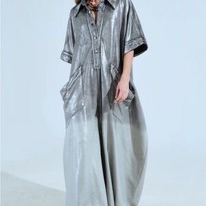 AKIRA | LIFE GOES ON OMBRE FRENCH TERRY JUMPSUIT